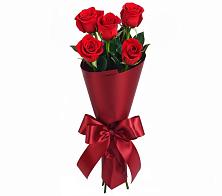 Букет 5 Красных роз Эдлесс Лав в Парабели