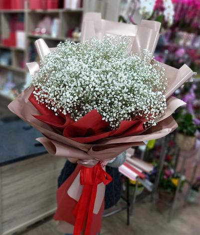 Букет цветов из: Гипсофила в Парабели