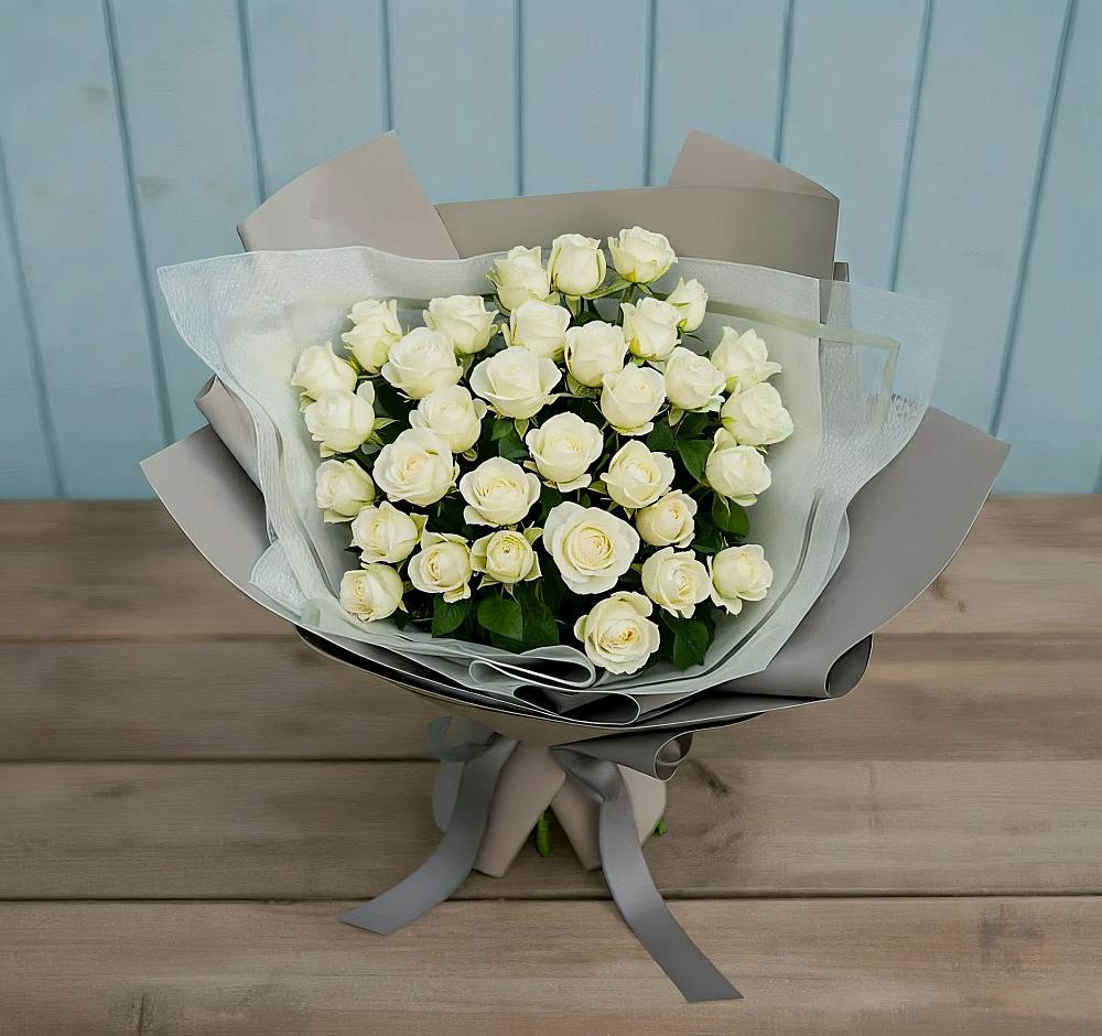 Букет Белоснежная нежность в Парабели