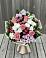 Букет цветов из: Альстромерии, Гвоздики, Розы и Хризантемы в Парабели