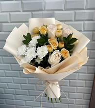 Букет цветов из:  Розы и Хризантемы #REPLACE_PRED# Парабели