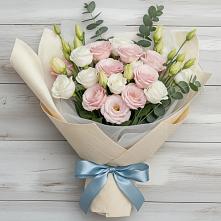 Букет цветов из:  Лизиантусы #REPLACE_PRED# Парабели