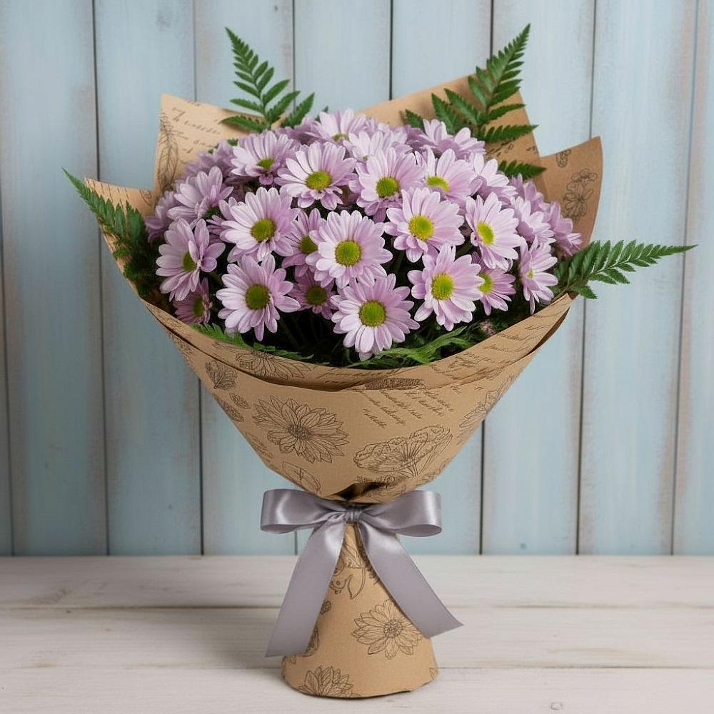 Букет цветов из: Хризантемы в Парабели