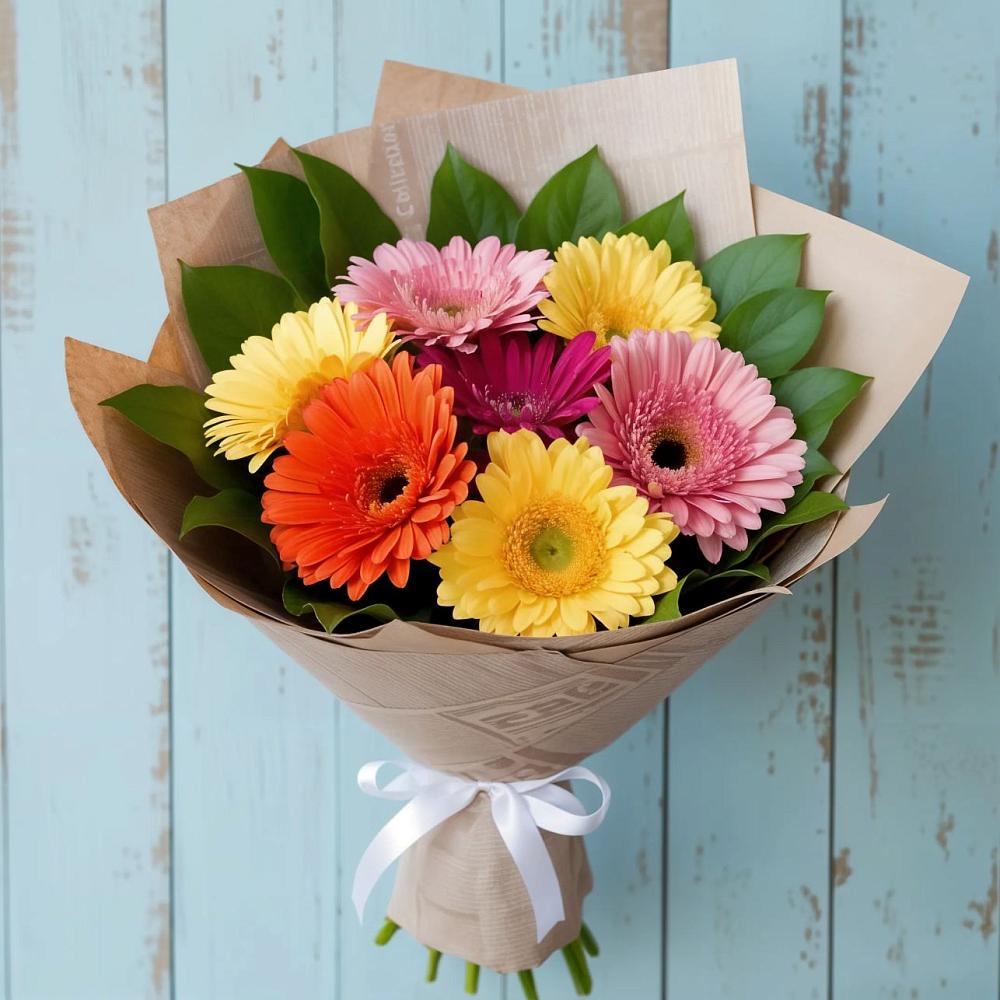 Букет цветов из: Герберы в Парабели