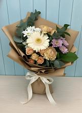 Букет цветов из:  Герберы и Хризантемы в Парабели
