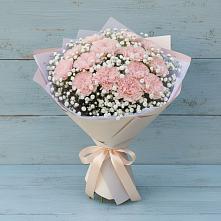 Букет цветов из:  Гвоздики #REPLACE_PRED# Парабели