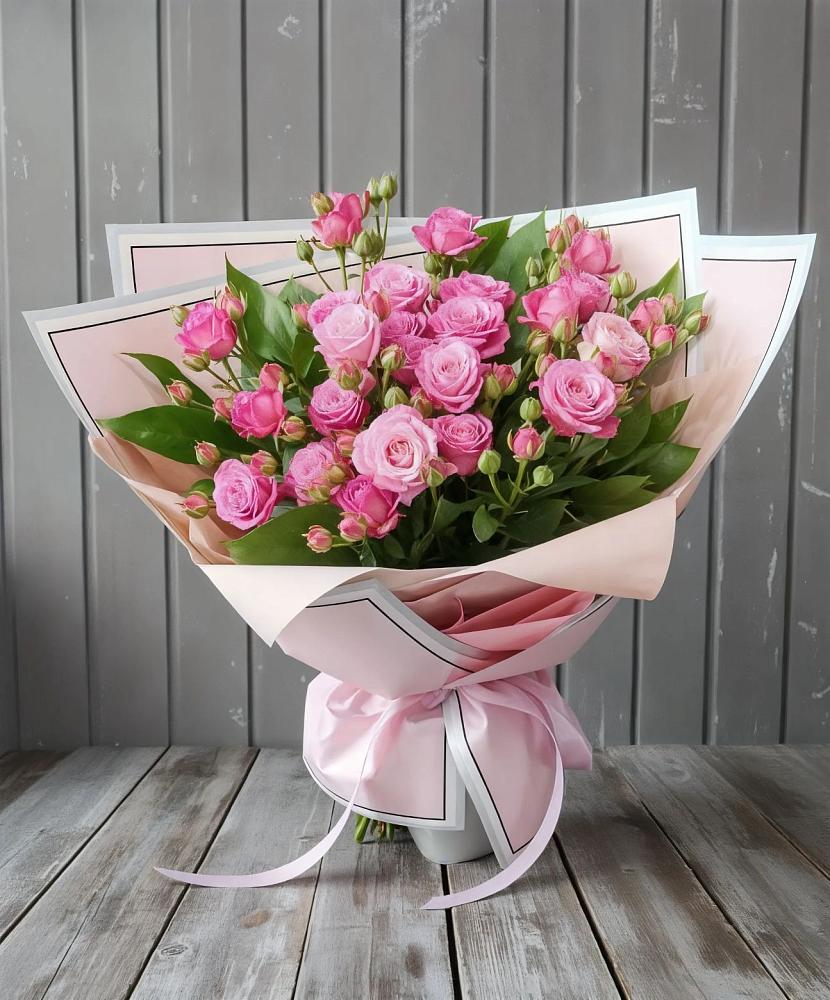Букет Розовый кустик в Парабели
