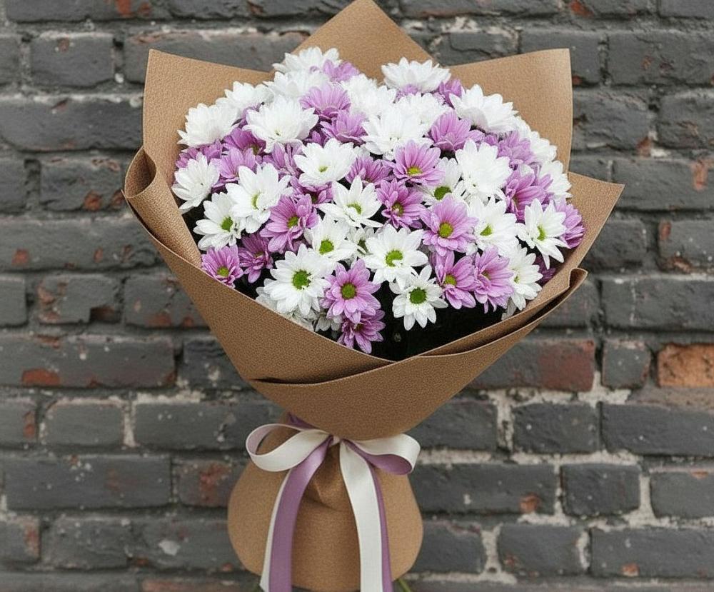 Букет цветов из: Хризантемы в Парабели