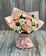 Букет цветов из:  Гвоздики, Розы и Хризантемы #REPLACE_PRED# Парабели