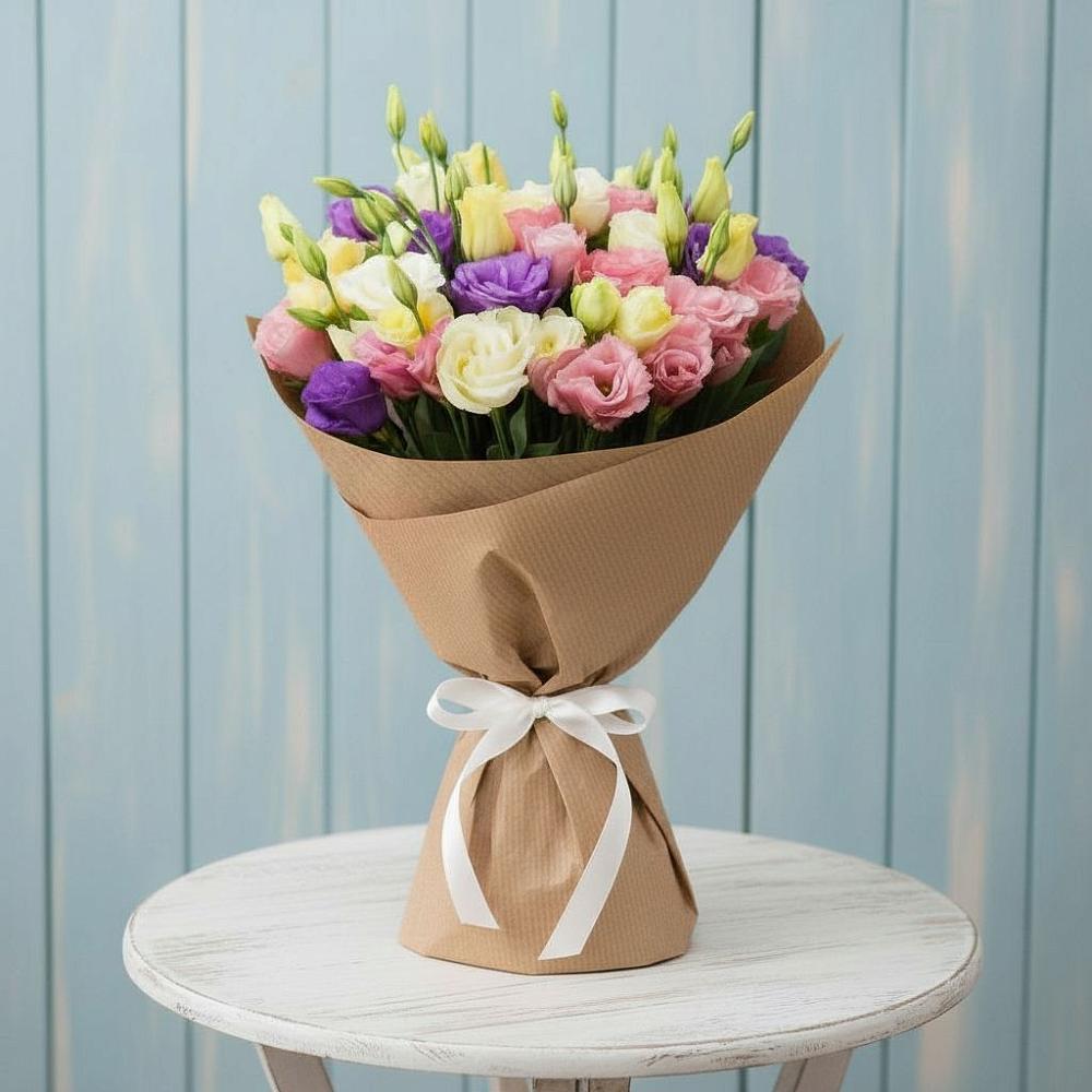 Букет цветов из: Лизиантусы в Парабели