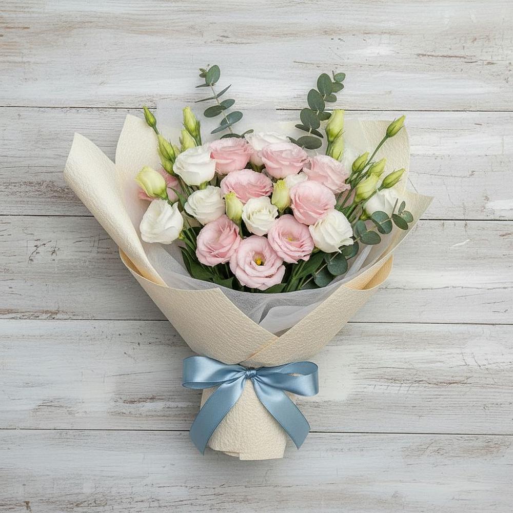 Букет цветов из: Лизиантусы в Парабели